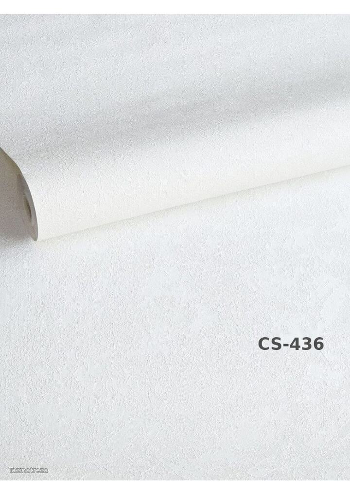 کاغذ دیواری CS-436 از مجموعه سفیدهای مینیمال