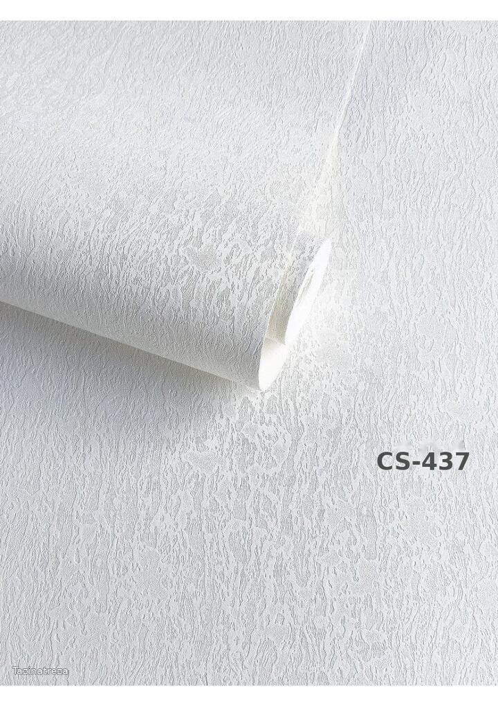 کاغذ دیواری CS-437 از مجموعه سفیدهای مینیمال