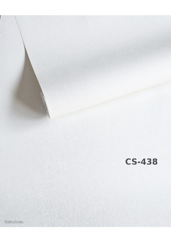کاغذ دیواری CS-438 از مجموعه سفیدهای مینیمال