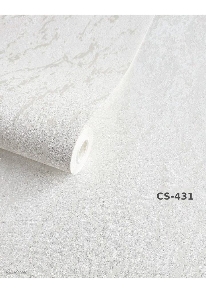 کاغذ دیواری CS-431 از مجموعه سفیدهای مینیمال