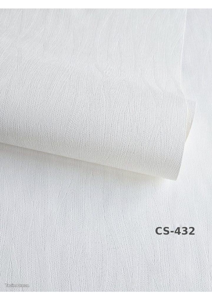 کاغذ دیواری CS-432 از مجموعه سفیدهای مینیمال