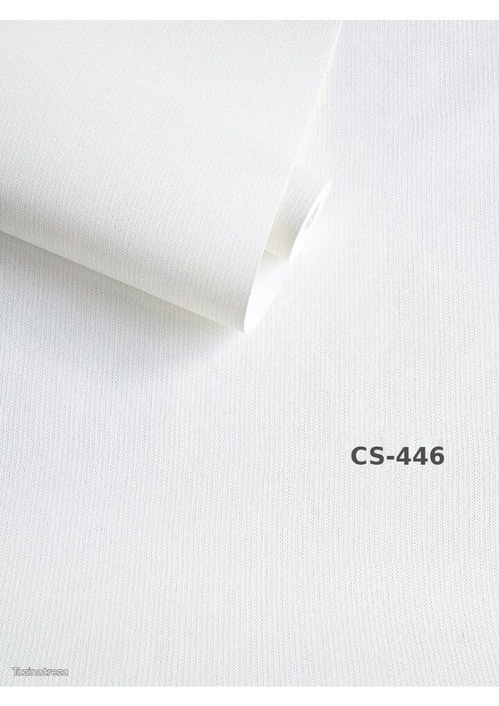 کاغذ دیواری CS-446 از مجموعه سفیدهای مینیمال