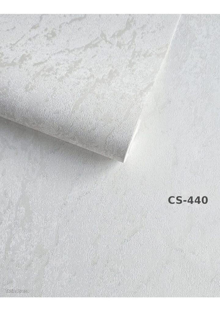 کاغذ دیواری CS-440 از مجموعه سفیدهای مینیمال