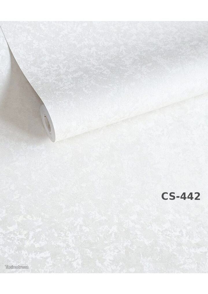 کاغذ دیواری CS-442 از مجموعه سفیدهای مینیمال