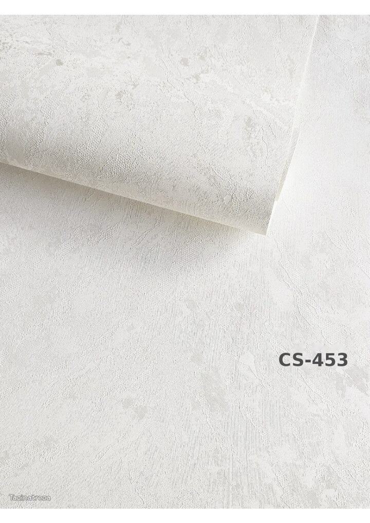کاغذ دیواری CS-453 از مجموعه سفیدهای مینیمال