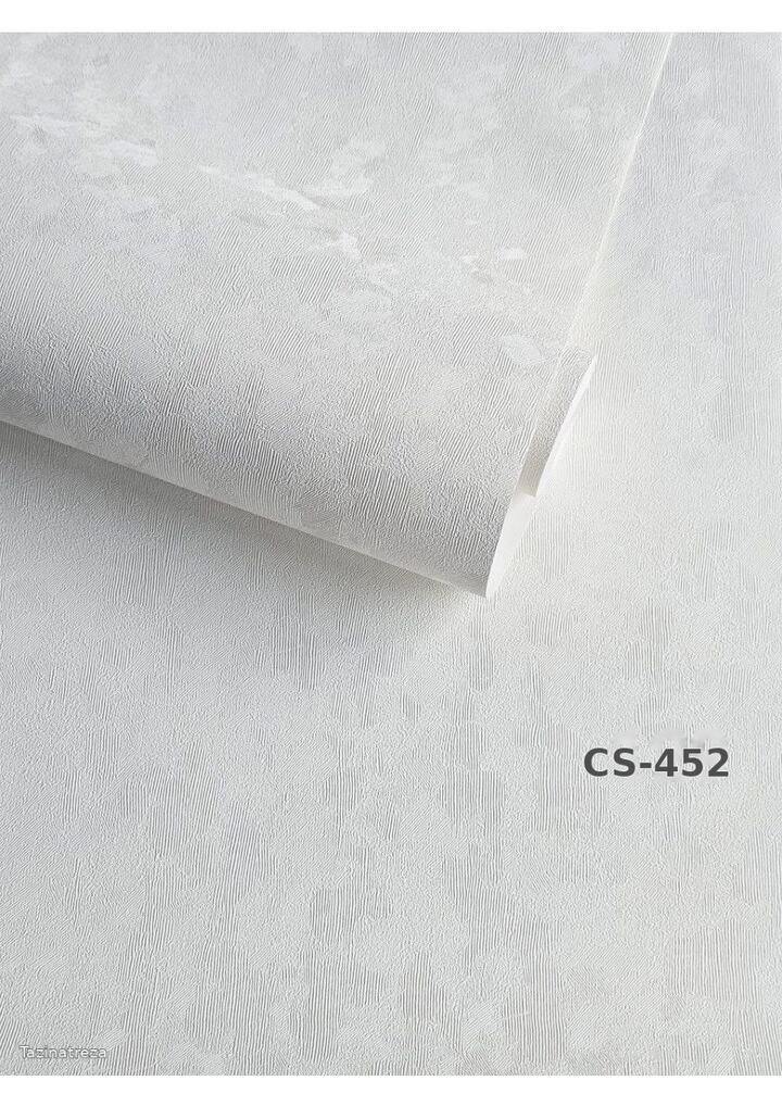 کاغذ دیواری CS-452 از مجموعه سفیدهای مینیمال